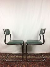 Paire de chaises "cantilever" vintage