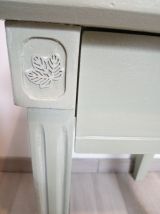 Chevet vert clair thème "feuillage"