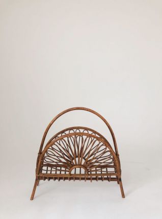 Porte-revue en rotin