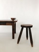 Tabouret de ferme ancien tripode