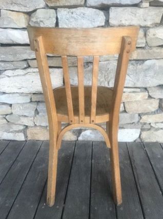 Chaise Baumann bistrot bois courbé