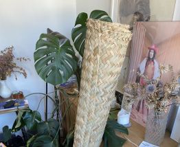 Tapis palme tressée Mexicain