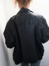 Blouson en cuir vintage