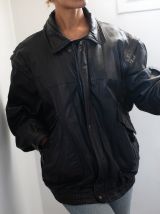 Blouson en cuir vintage