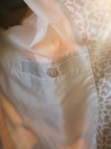 Manteau beige léger vintage 