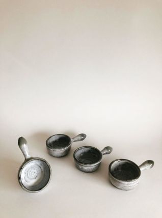 Set de 4 ramequins en grès