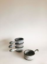 Set de 4 ramequins en grès