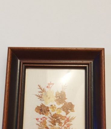 Cadre à fleur sèchées