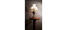 lampe napoleon  laiton pied en sabot   1900