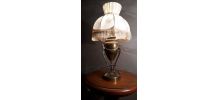 lampe napoleon  laiton pied en sabot   1900