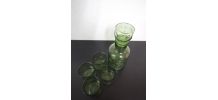 Verres et carafe vintage