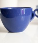 Lot de 4 tasses à café bleues