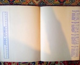 Ancien protège-cahier publicitaire 