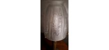 lampe laiton pied bronze verre moule et pr