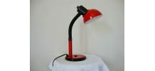 Lampe de bureau vintage rouge