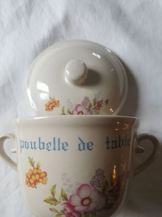 POUBELLE DE TABLE CERAMIQUE