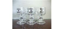 6 verres à porto en cristal