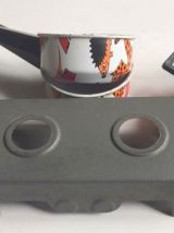  Lot dînette vintage 60/70 en métal  motifs animaux