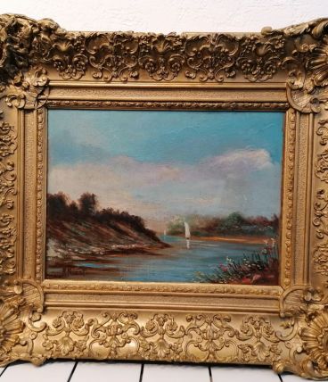 tableau ancien début XX,  NICOD. A