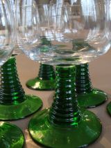 6 verres à vin d’Alsace