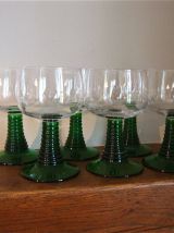 6 verres à vin d’Alsace