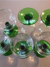6 verres à vin d’Alsace