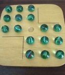 Jeu de solitaire anglais années 70