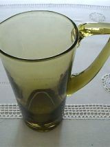 Grand pichet et 8 verres sur pied design