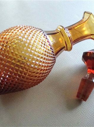 Carafe ambrée années 60