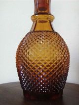 Carafe ambrée années 60