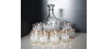 Carafe et verres à liqueur années 70