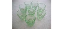 Suite de 6 petits verres