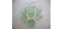 Suite de 6 petits verres