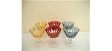 Set 6 petites coupes en cristal