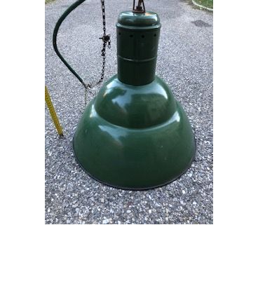 lampe industrielle émaillée
