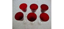 6 verres à vin ou champagne