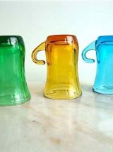 Set de 8 tasses à pousse café vintage