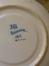 Tasse et soucoupe anciennes QUIMPER