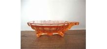 4 coupelles en verre rose