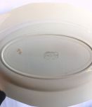 Plat de service fleuri vintage