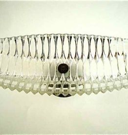 Coupe sur pied en cristal art nouveau 
