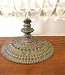 Coupe sur pied en cristal art nouveau 