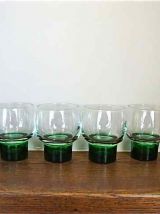 Set de 6 petits verres sur pied