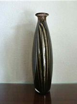 Vase soliflore en verre soufflé, style art déco