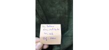 veste en daim fin, souple