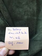 veste en daim fin, souple