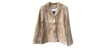 veste 3 boutons en daim fin, souple