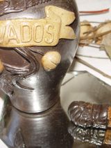 Bouteille "à calva" en grès normand