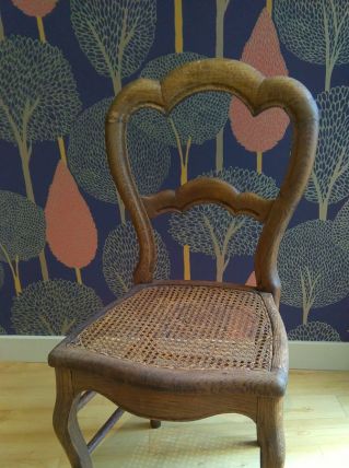 chaise cannée