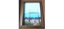 Tableau bord de mer années 50